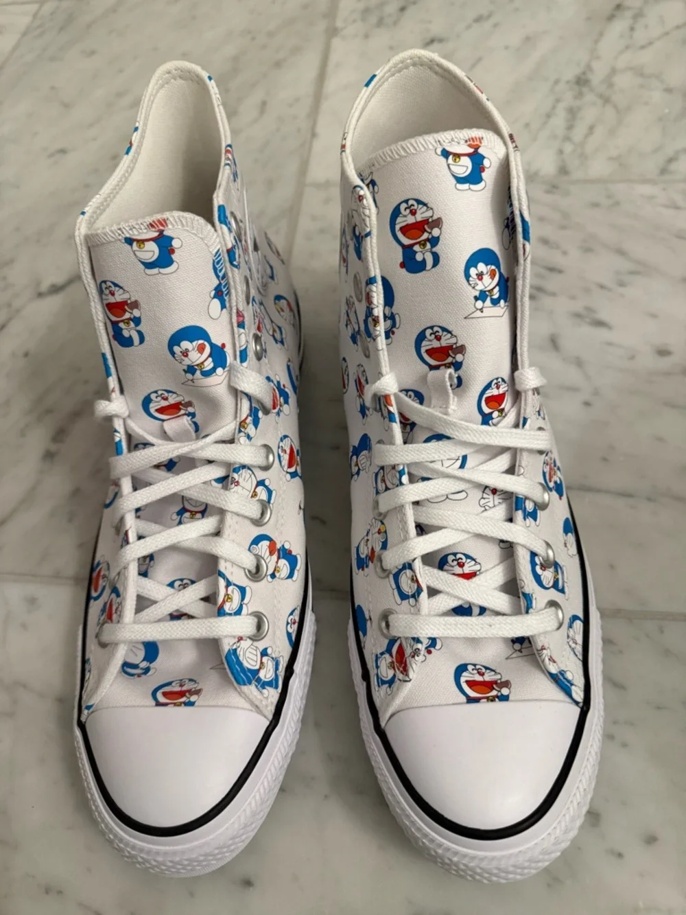 Converse All Star by Doraemon Allover Print Men’s 11.5/ Women’s 13.5 - Picture 5 of 7
